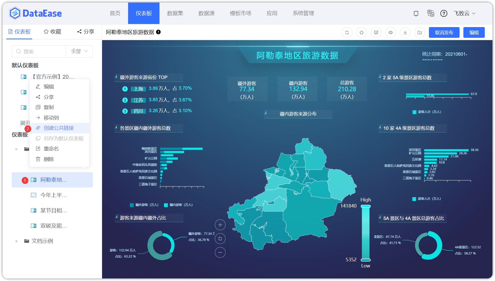 创建公共链接