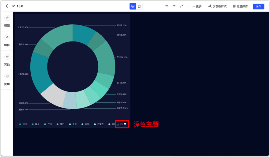 优化深色主题下图例翻页标识 2
