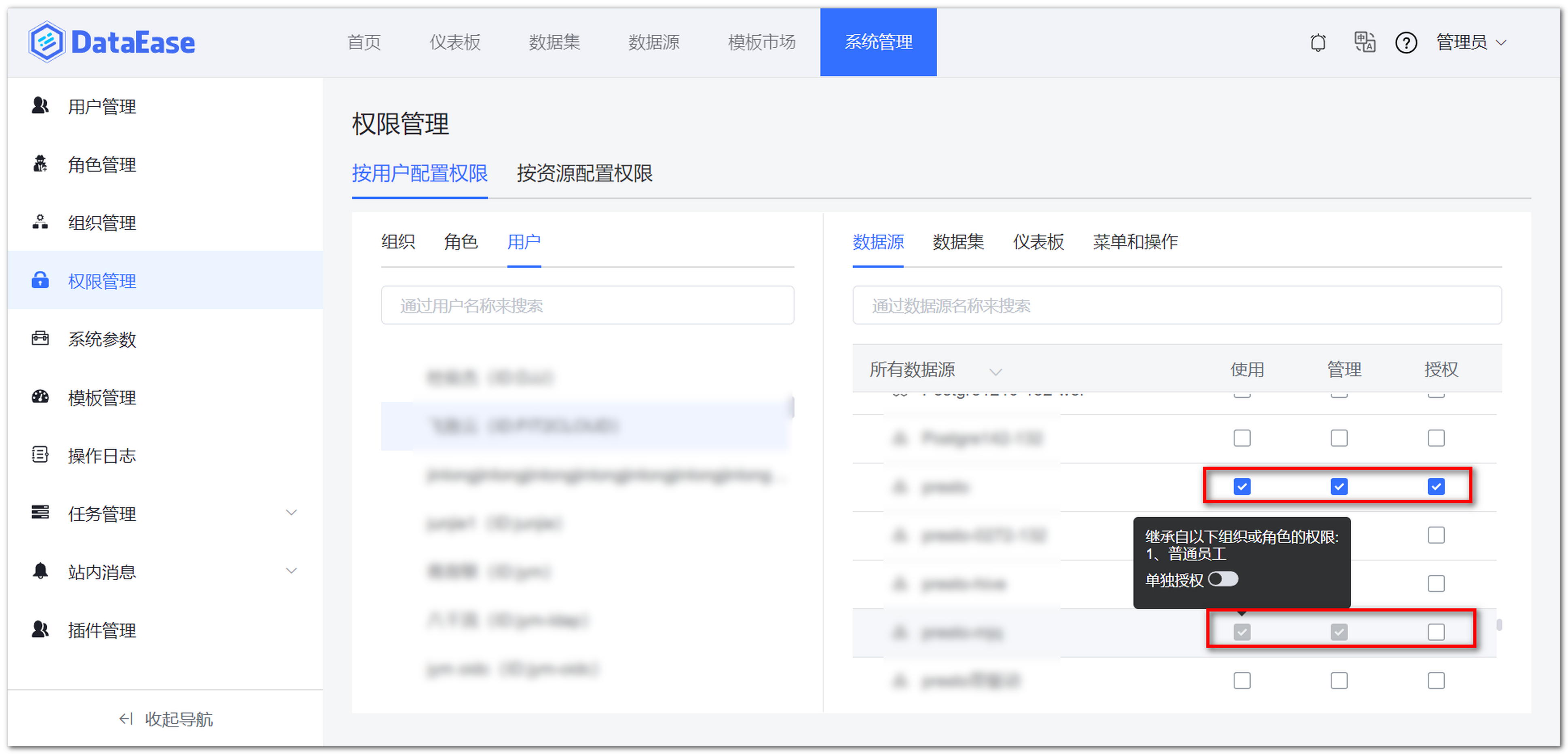 用户最终权限