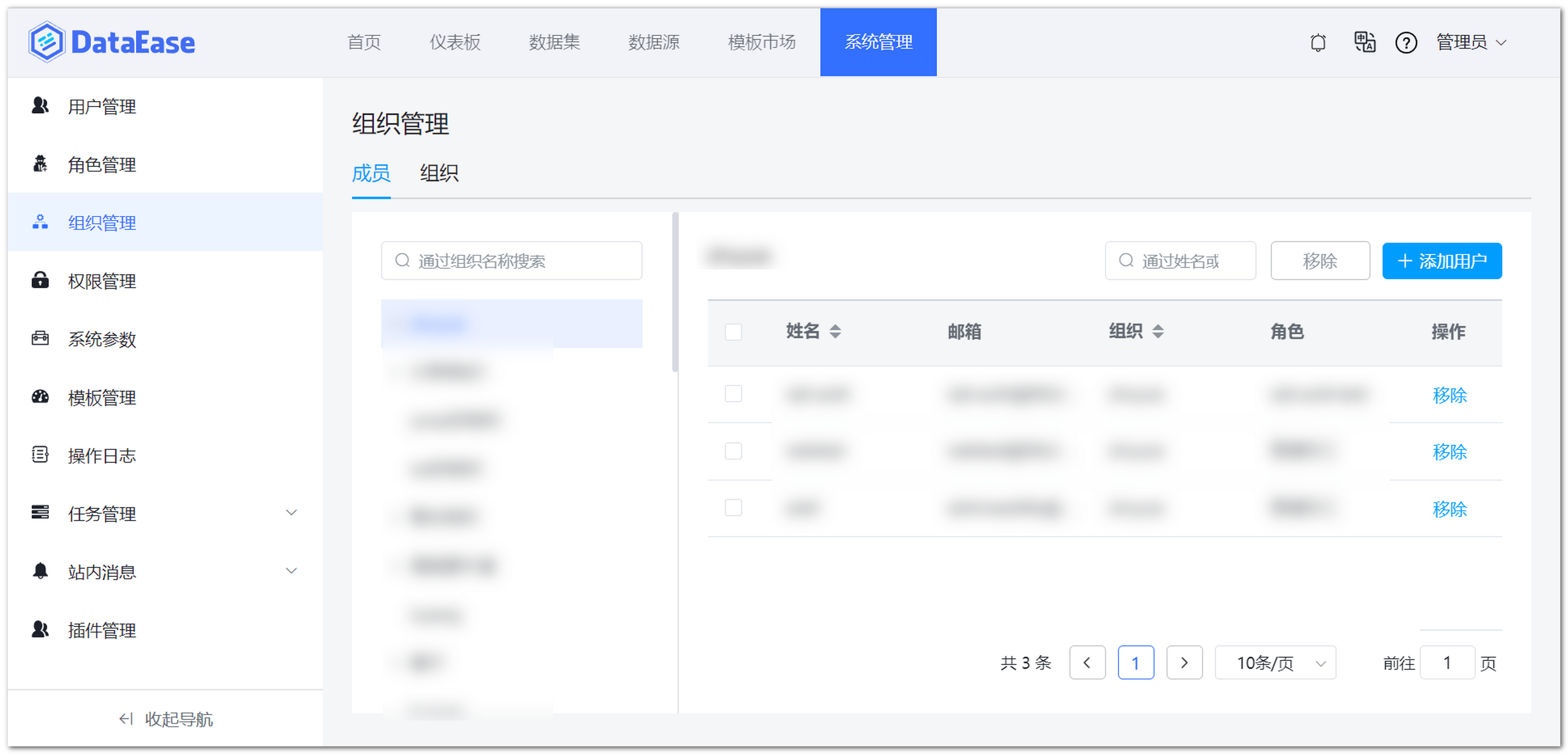组织成员