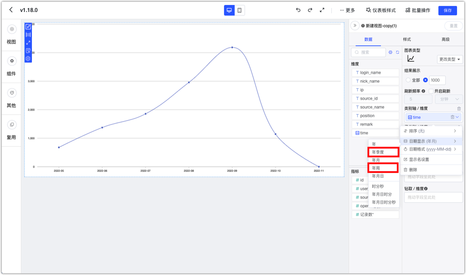 MySQL 时间字段支持按季度、周统计 1
