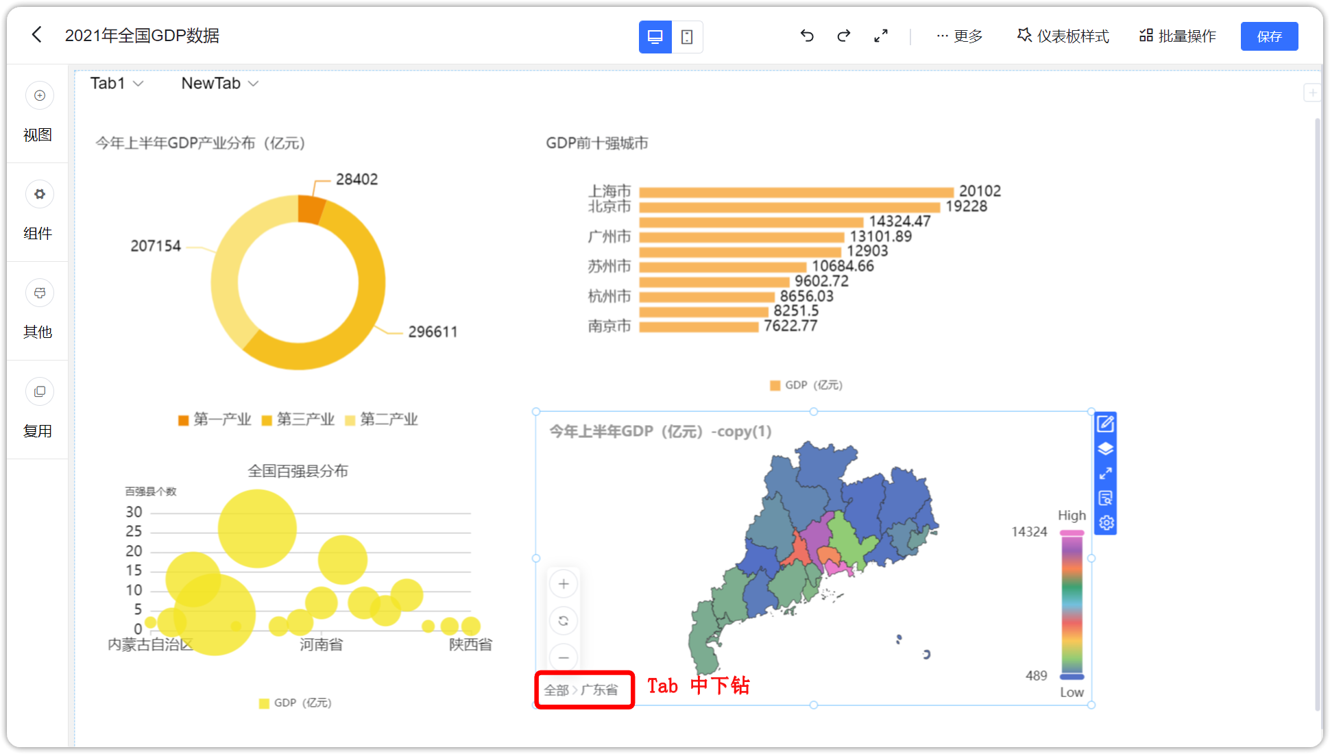 Tab组件