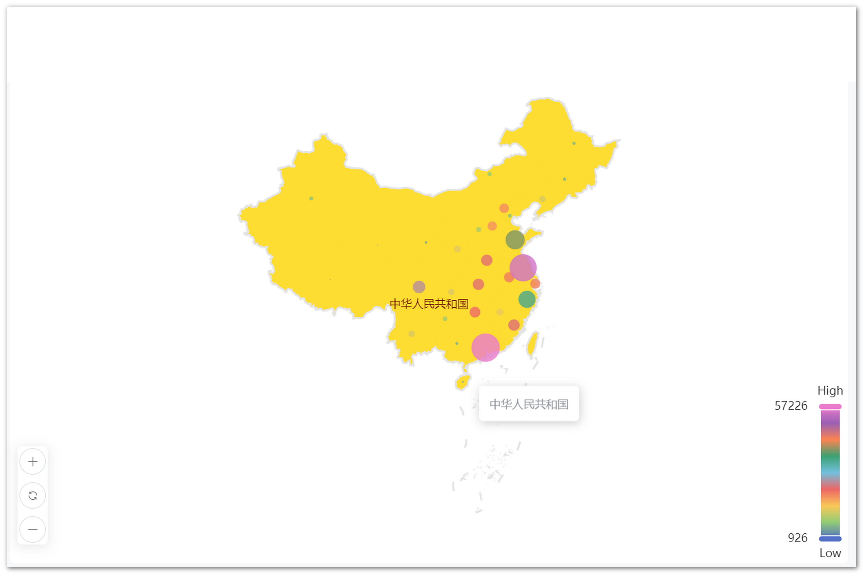 气泡地图