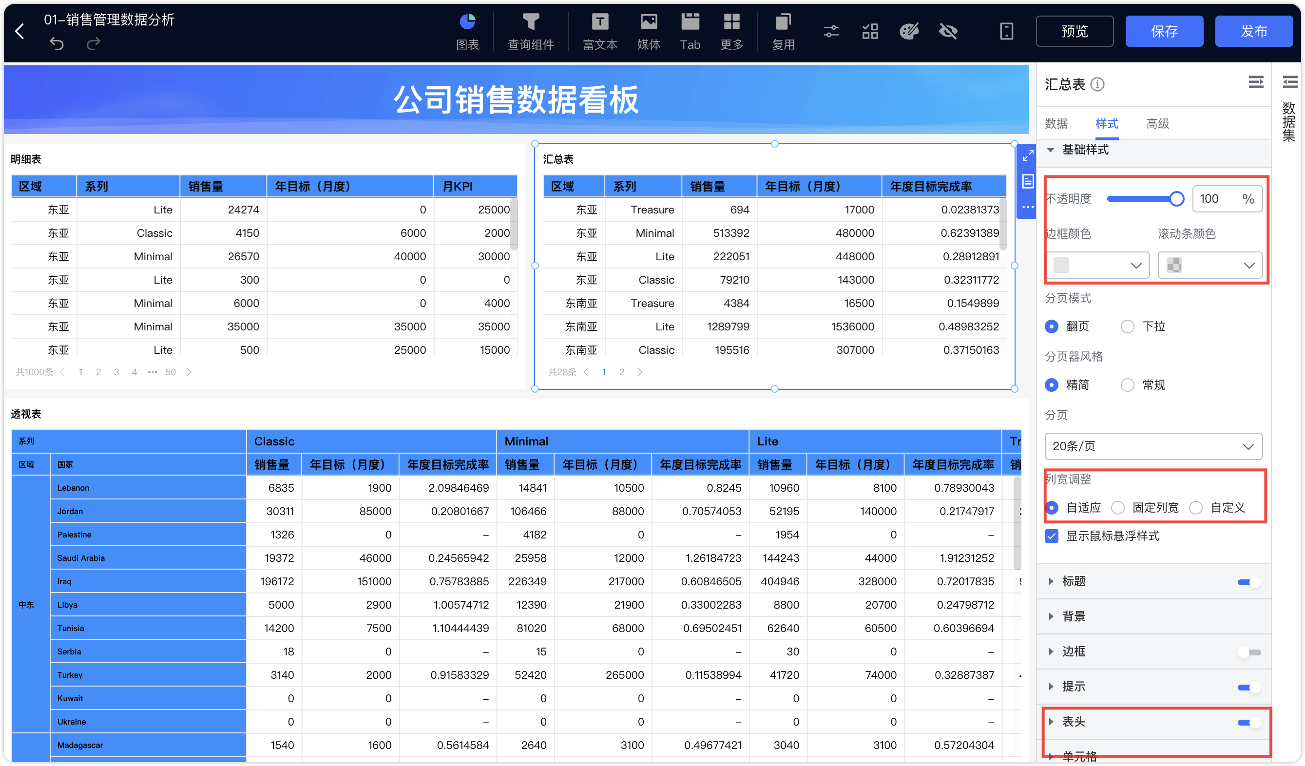 组件样式_设置格式化